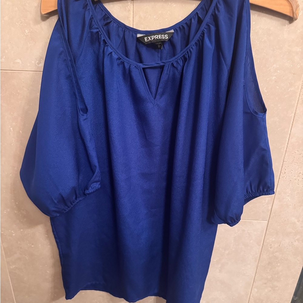Express Women's Royal Blue Blouse